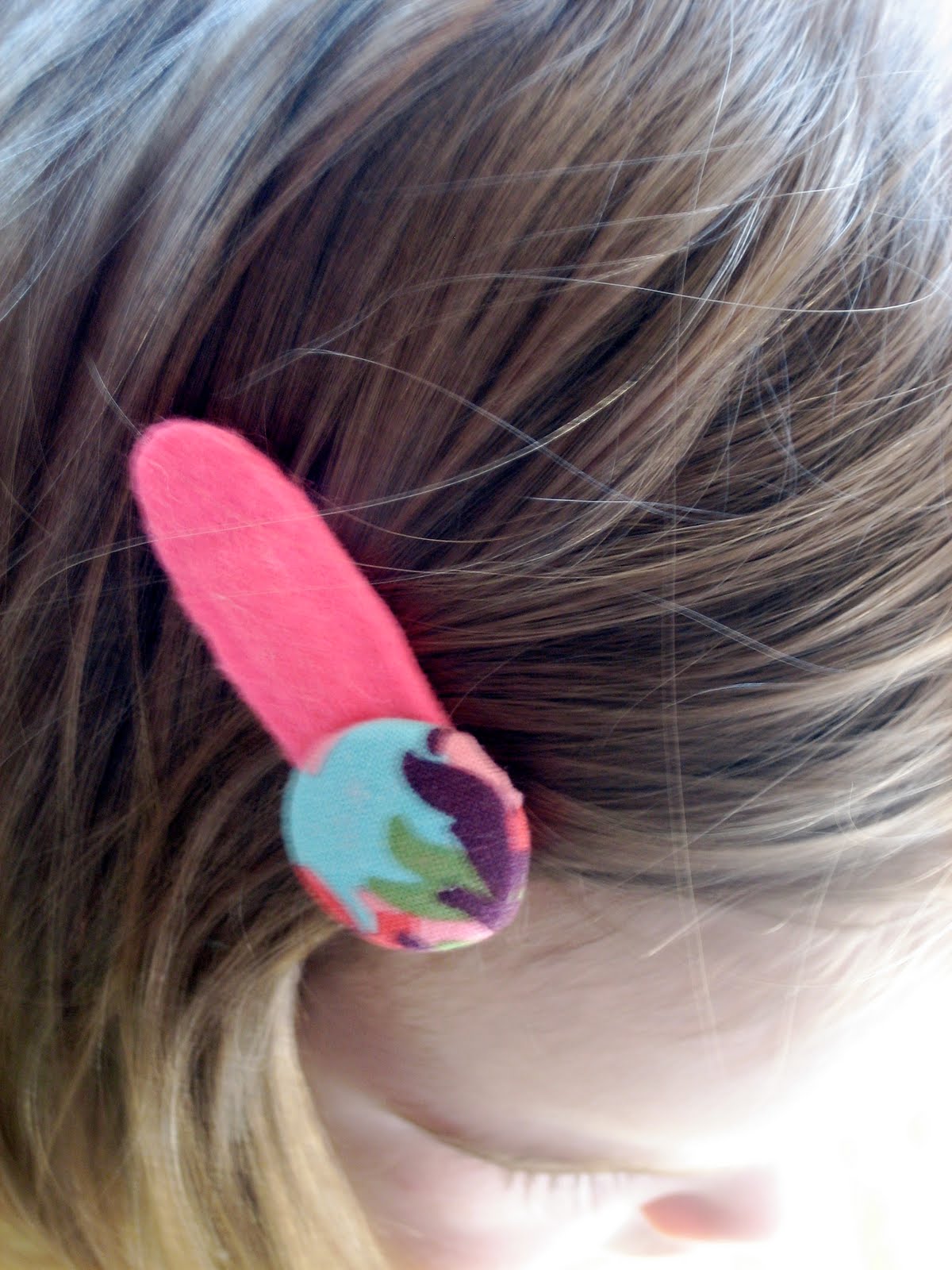 Simple Felt Hair Clip Tutorial The Cottage Mama