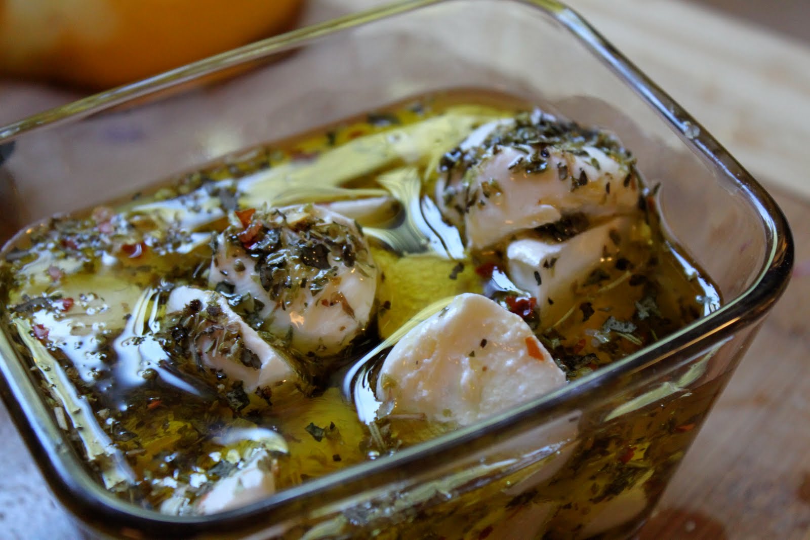 Marinated Fresh Mozzarella The Cottage Mama