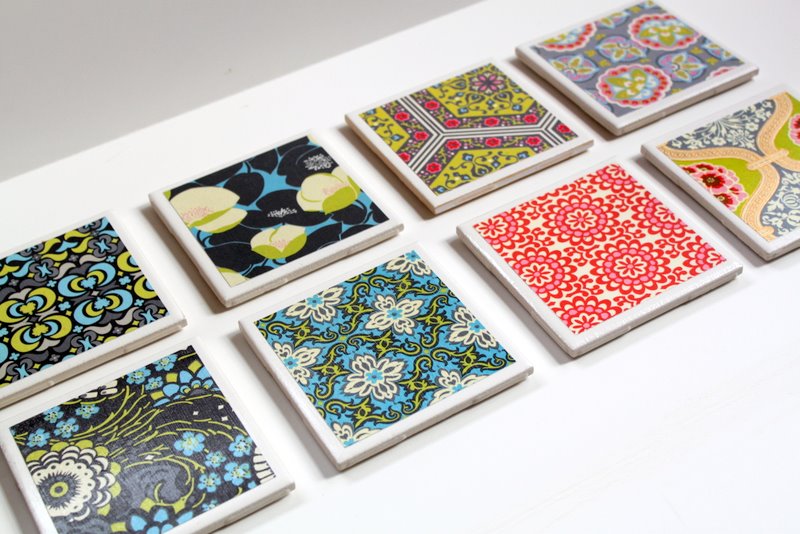 DIY Tile Photo Coasters