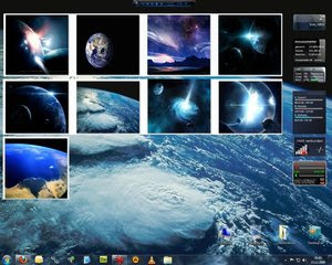 Space Theme for Win 7 + (75 Wallpapers) 