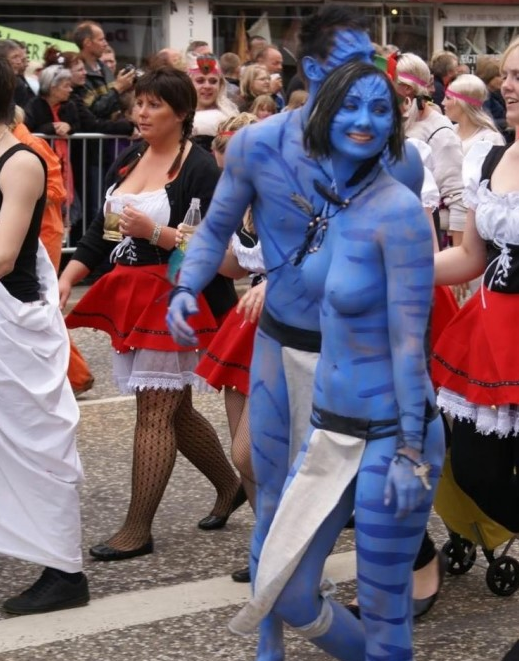 519px x 661px - Gfest: Halloween in July - the Avatar BodyPaint Costume