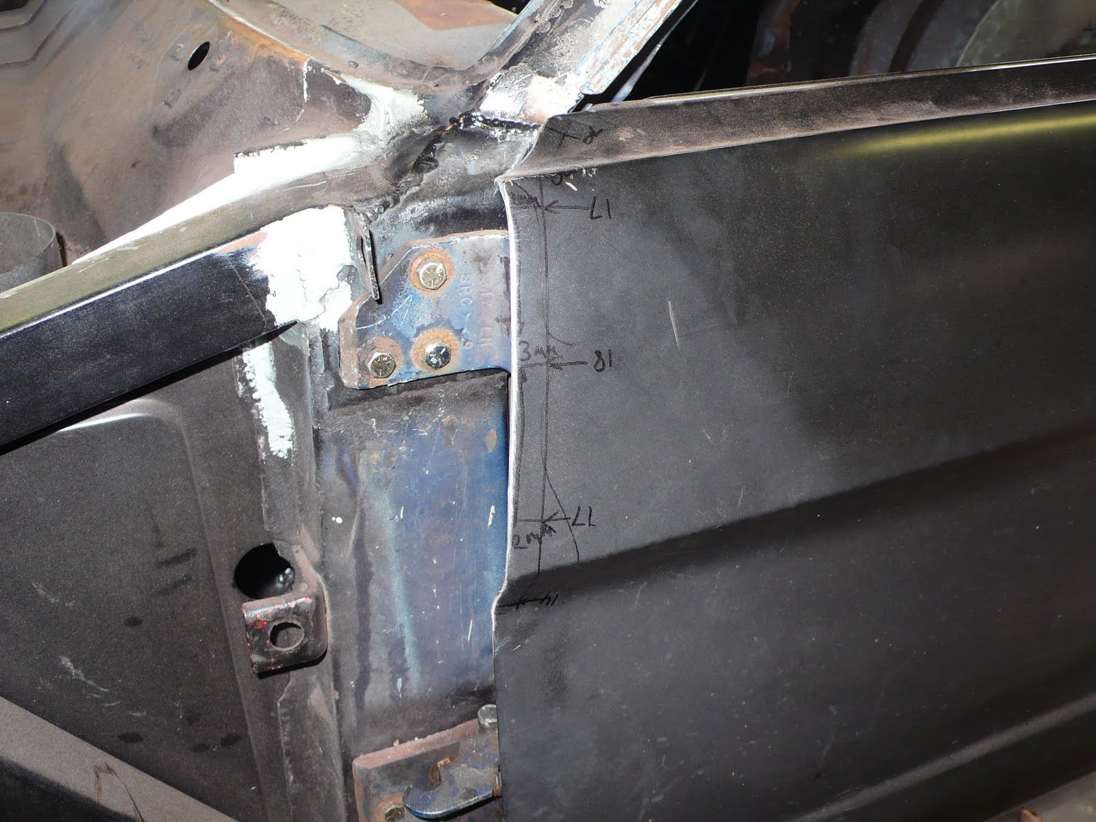 1966 Mustang Fastback Restomod Door Gaps