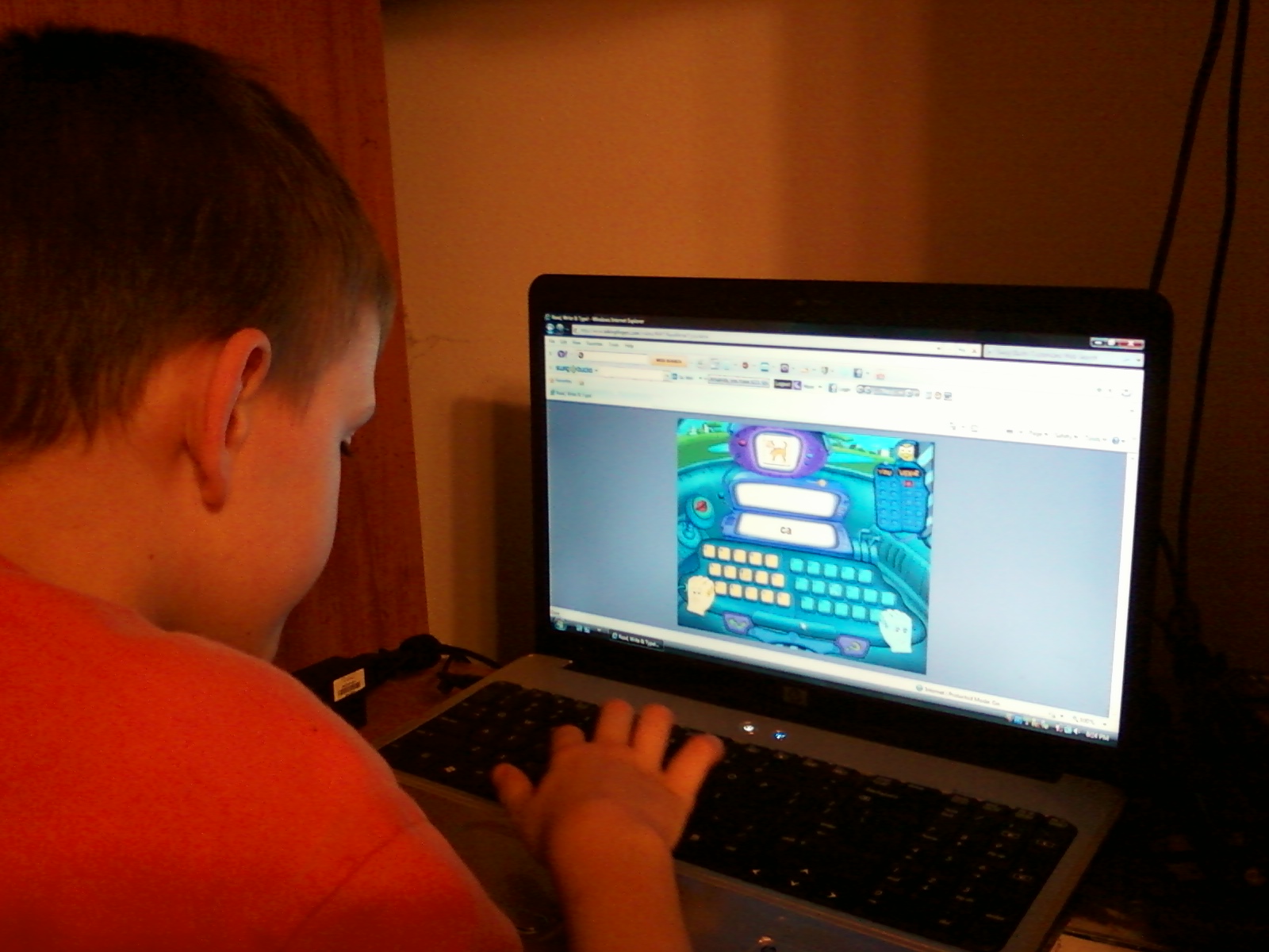 fotog read write and type computer game