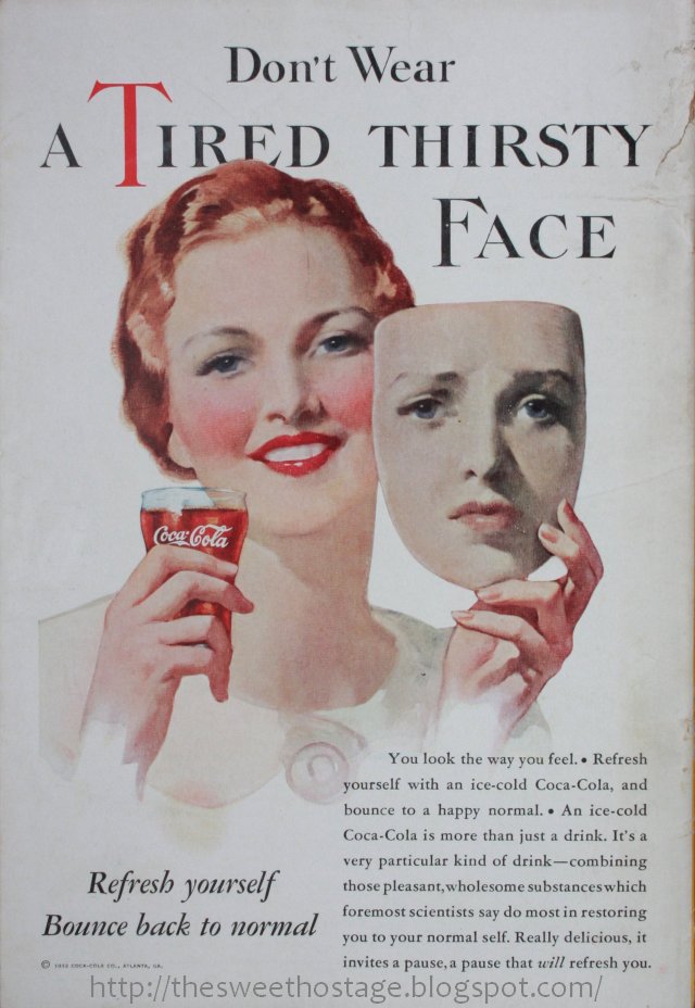 SWEET HOSTAGE: VINTAGE COKE ADS ( 10 ): WISH GRANTED! The 1930's