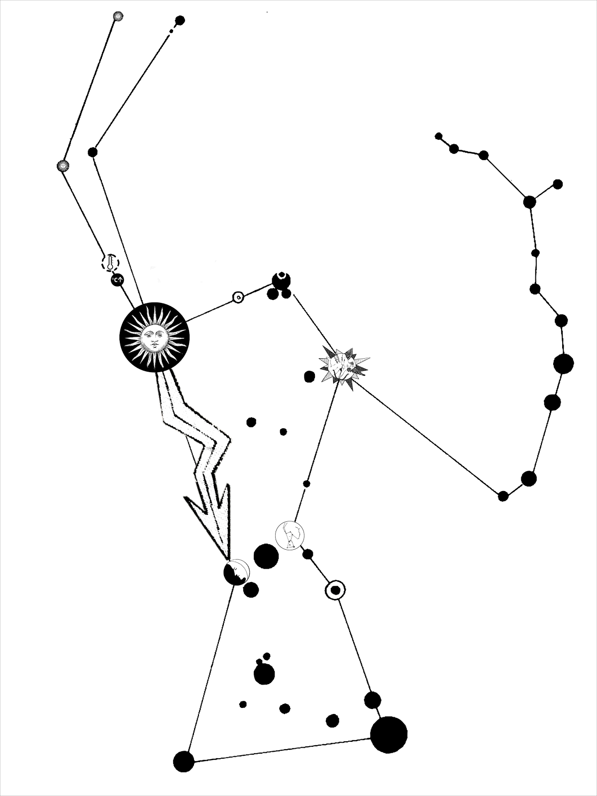 Легкий рисунок орион