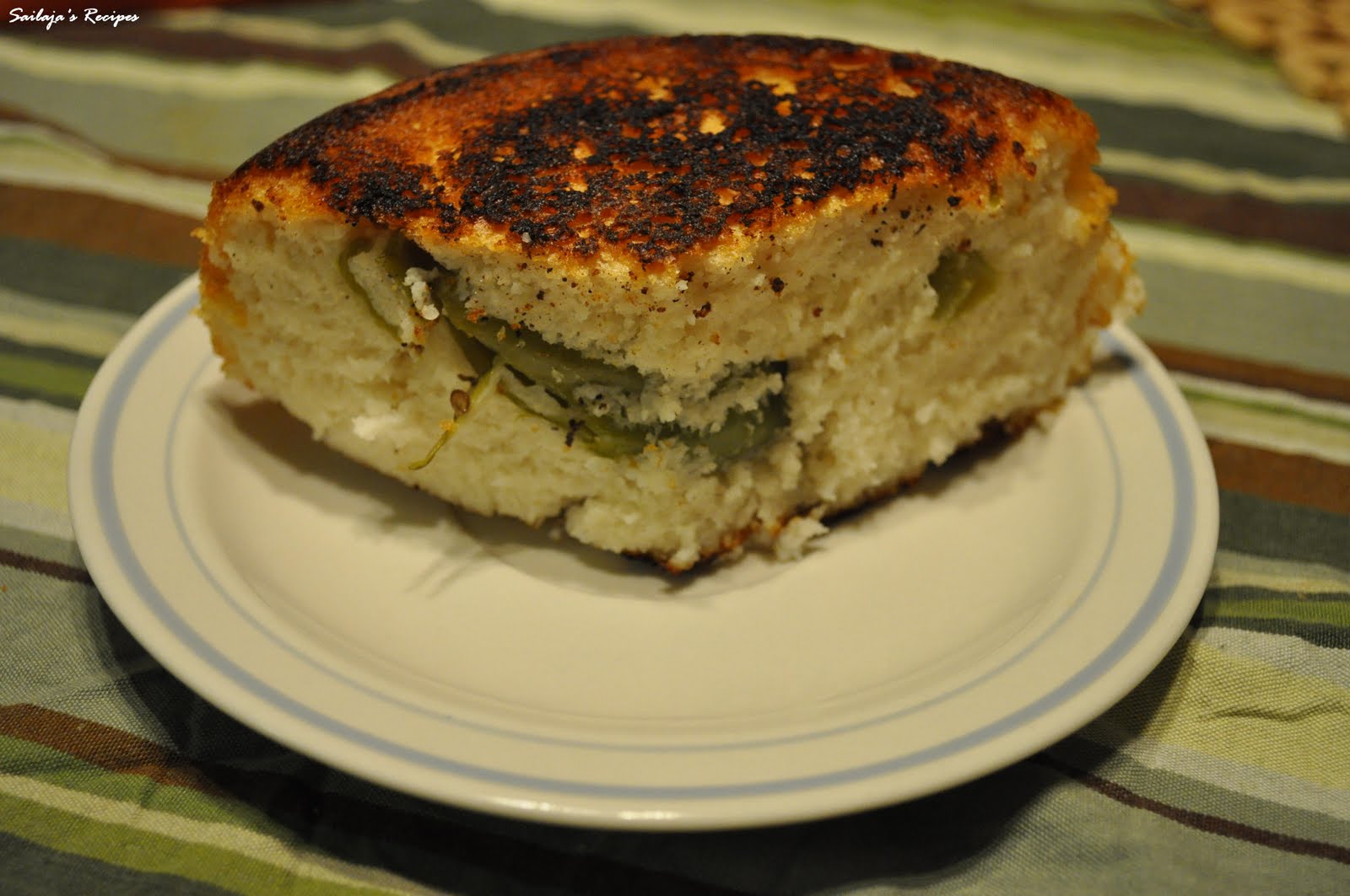 Sailaja's Recipes: Dibba Rotti/Idly batter Cake (Savory Cake)