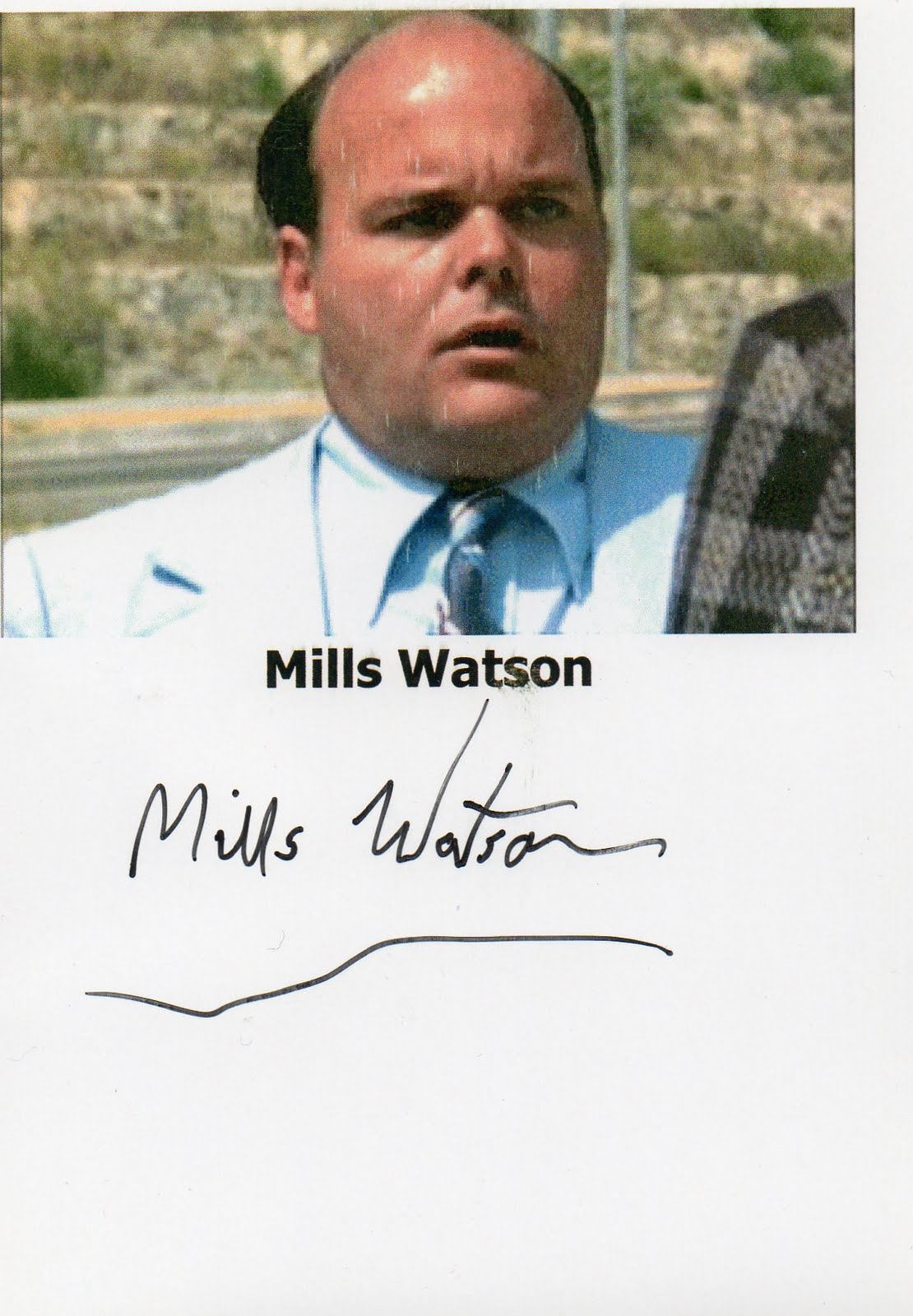 Kiwiautogal’s Autographs: Mills Watson
