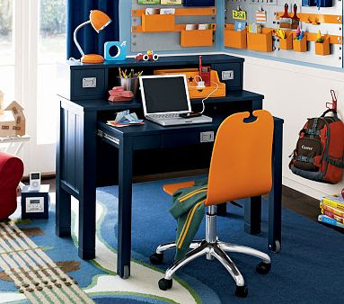 navy kids desk