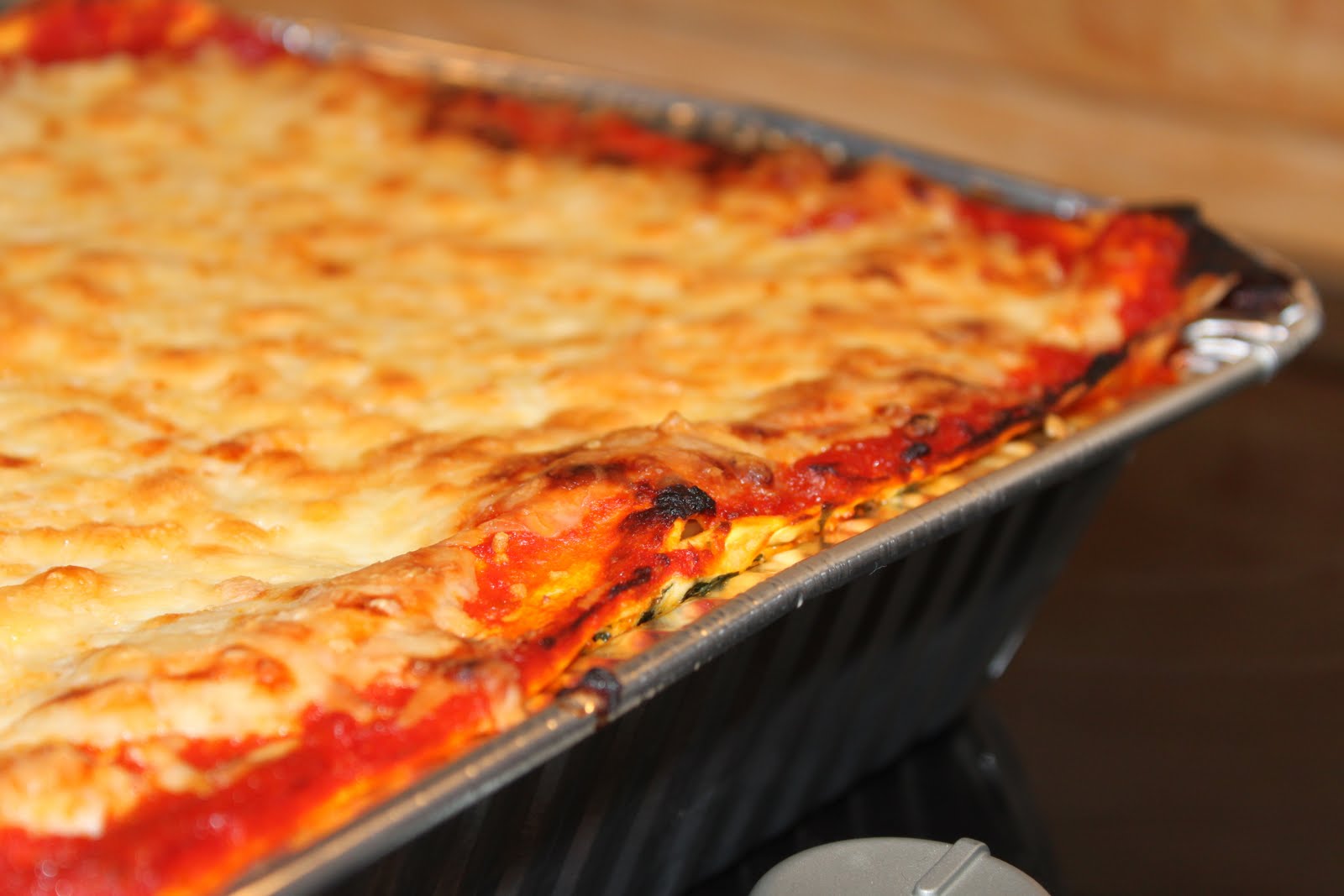 My Affair With Truffles: Spinach, Ricotta & Ground Beef Lasagna - A