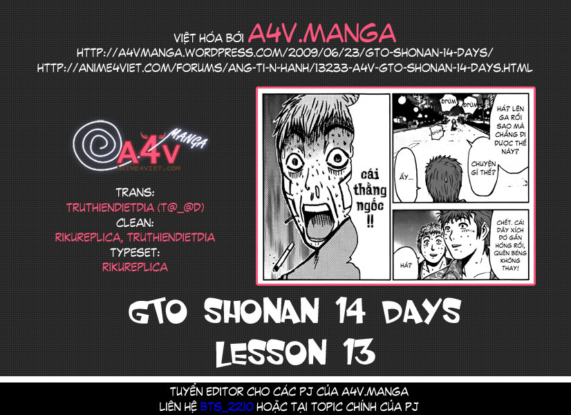 Gto Shonan 14 Days Chap 13 Nhattruyen