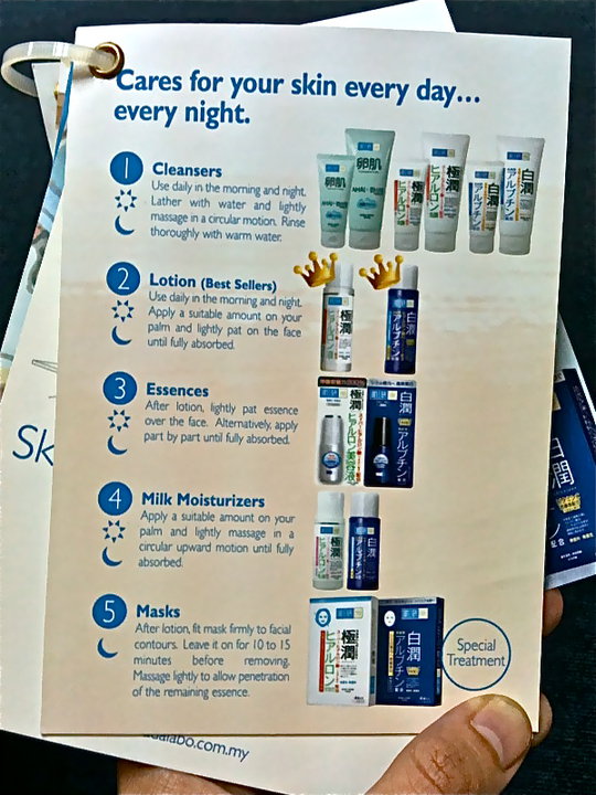 hada labo skincare routine