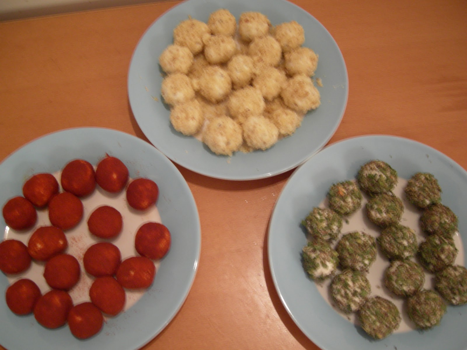 Curry con ciruelas Bolitas de queso