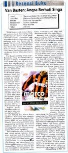 Resensi 'Marco van Basten. Era AC Milan dan Oranye' dalam harian Analisa