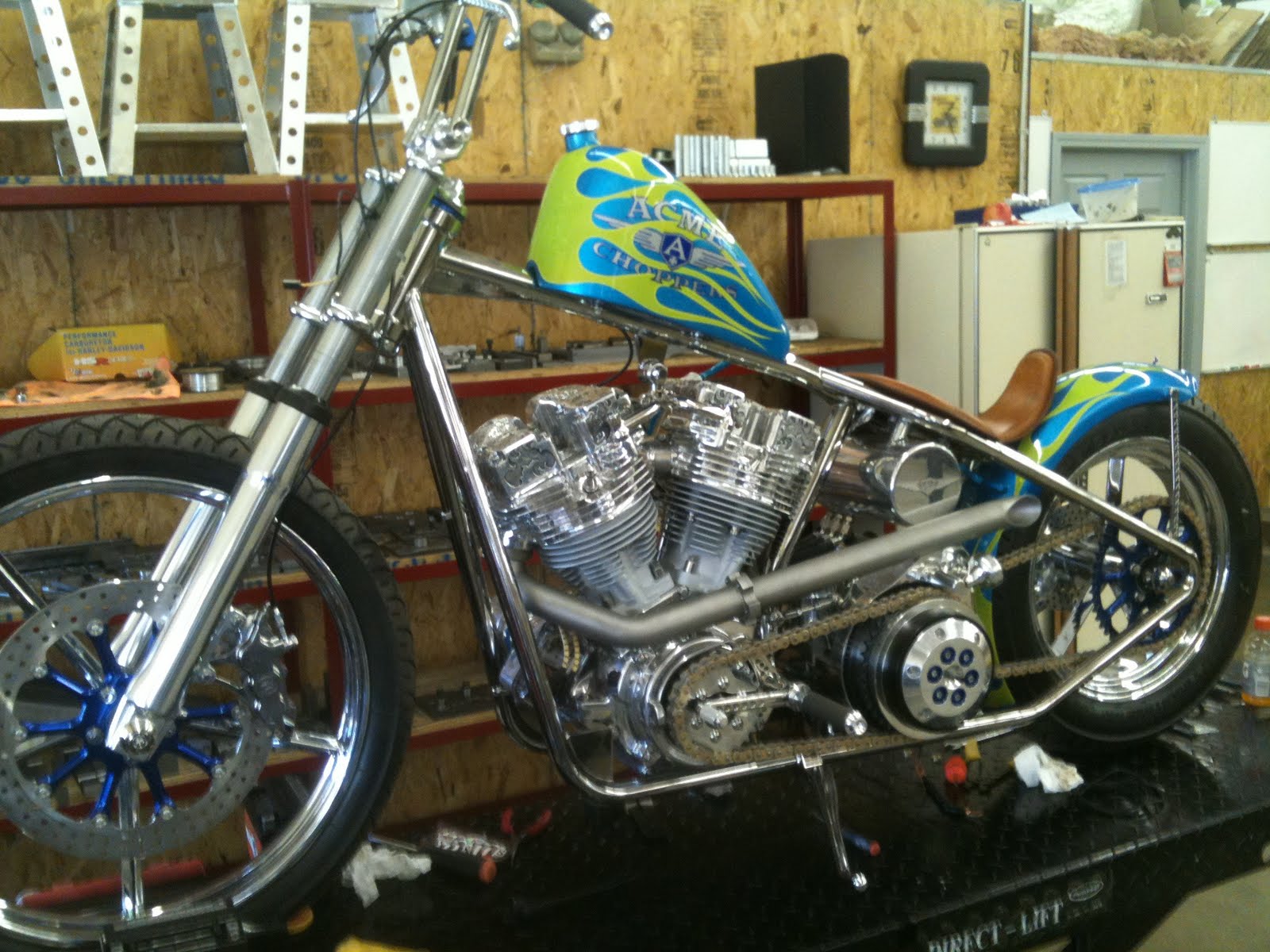 righteouscycle ACME choppers in LAconia Nh
