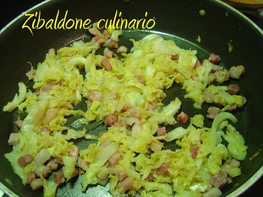 Zibaldone culinario Verza con pancetta affumicata