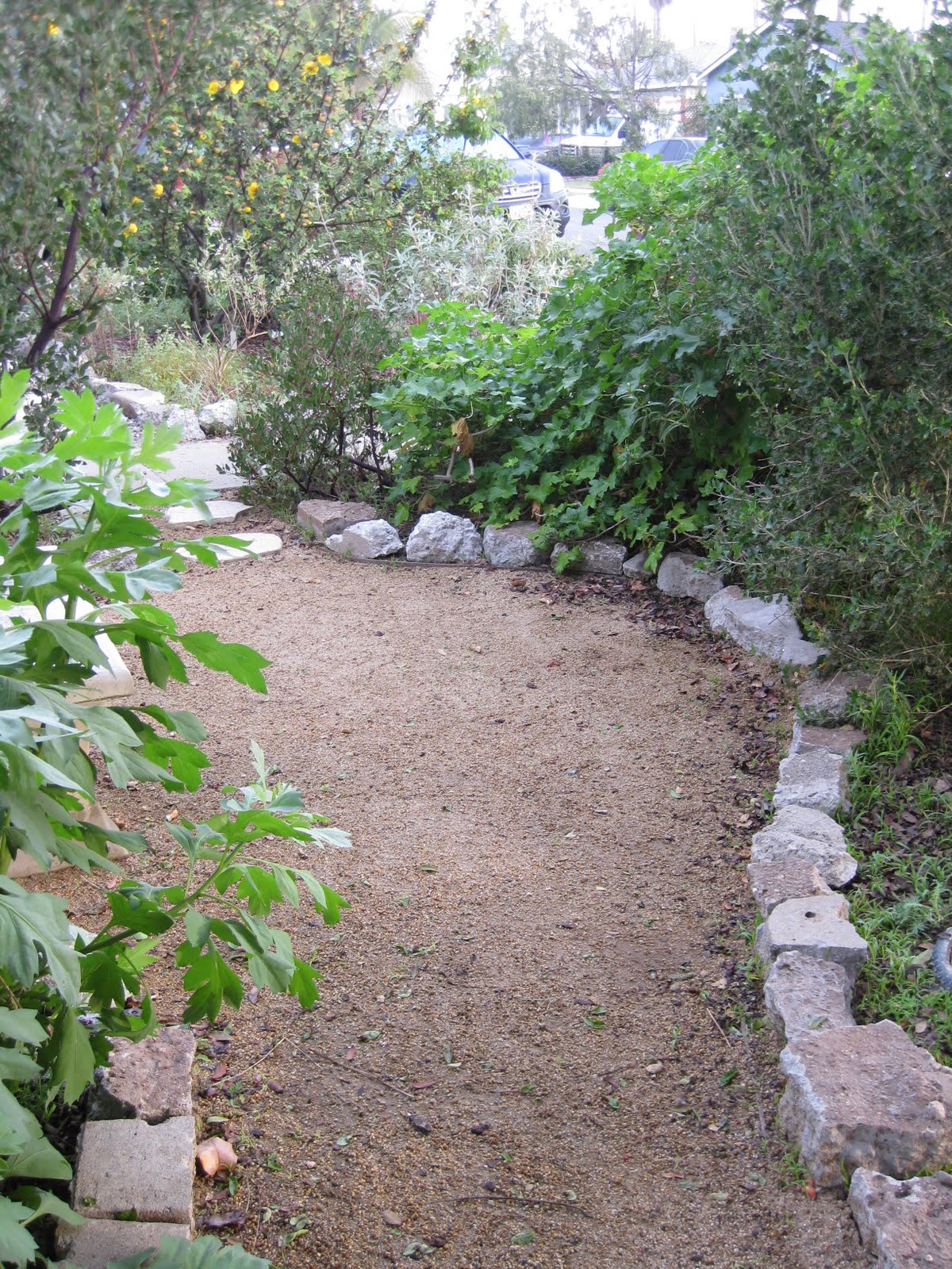 concrete landscaping stone edging stack dry walls garden