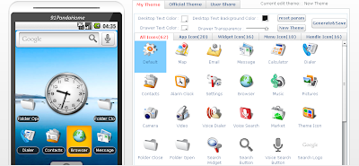 screen decoration: Android Theme Maker