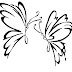 Desenho infantil colorir de borboleta