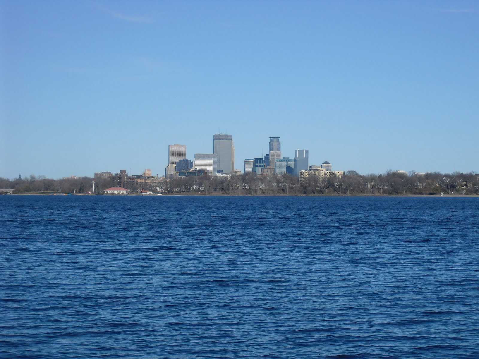 Minnesota Mist Lake Calhoun in November