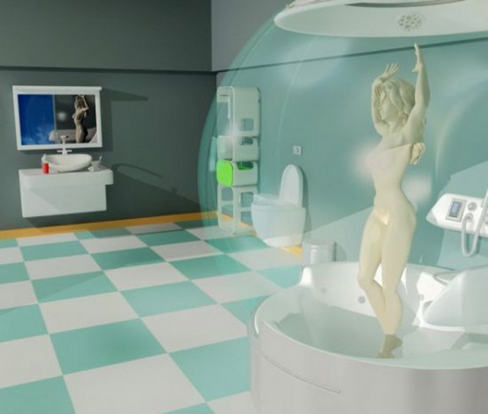 Artistic Futuristic Bathroom Remodelers Interior design