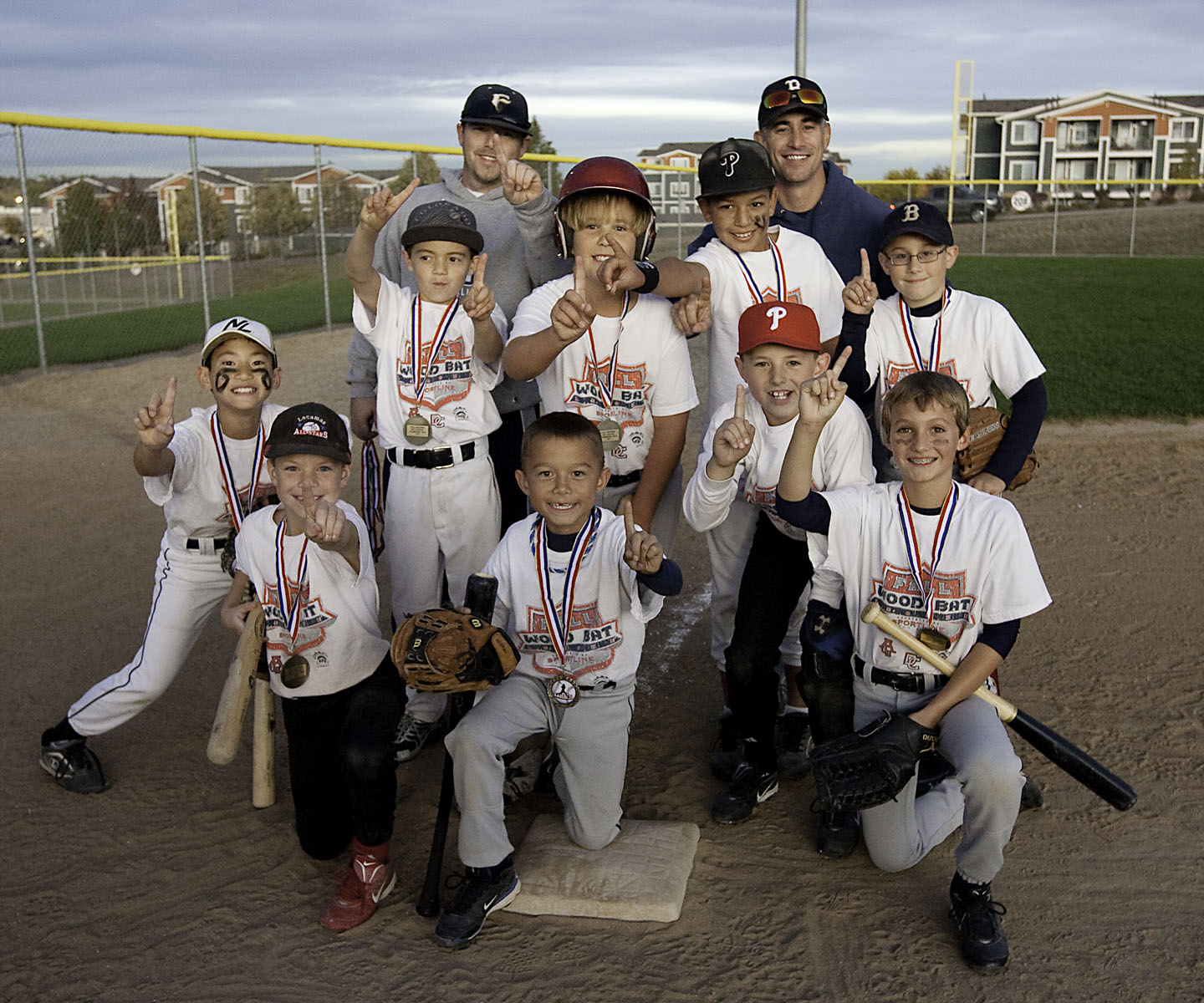 CAMERON HASSERT FALL WOODEN BAT LEAGUE CHAMPIONS 2010 10'S