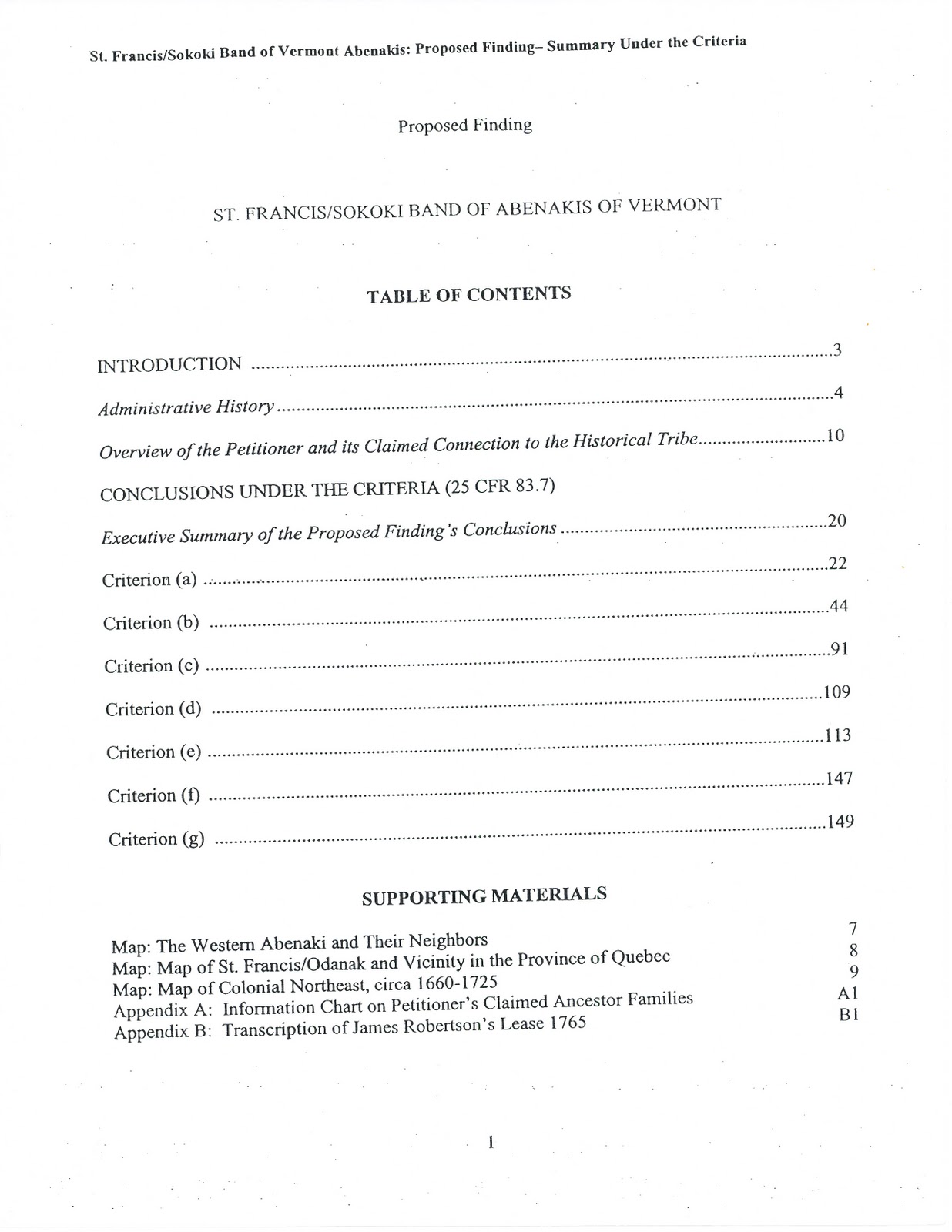 The Reinvention of the Alleged Vermont and New Hampshire Abenakis: St ...