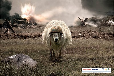 Pub Google faute de frappe Battleship Battlesheep photo