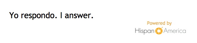 Yo respondo