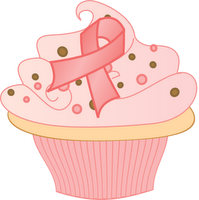 Cupcake Pink Ribbon Breast Cancer Awareness