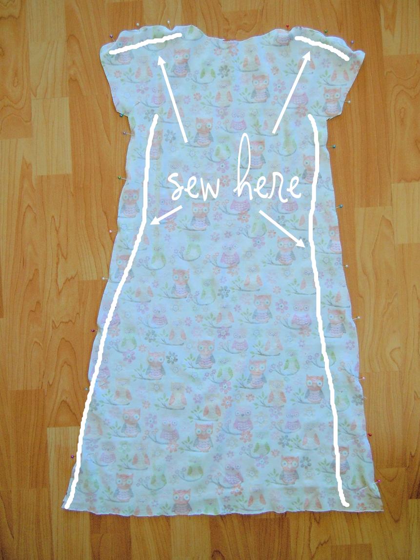 Easy Stretch Dress Tutorial Naturally Creative Mama