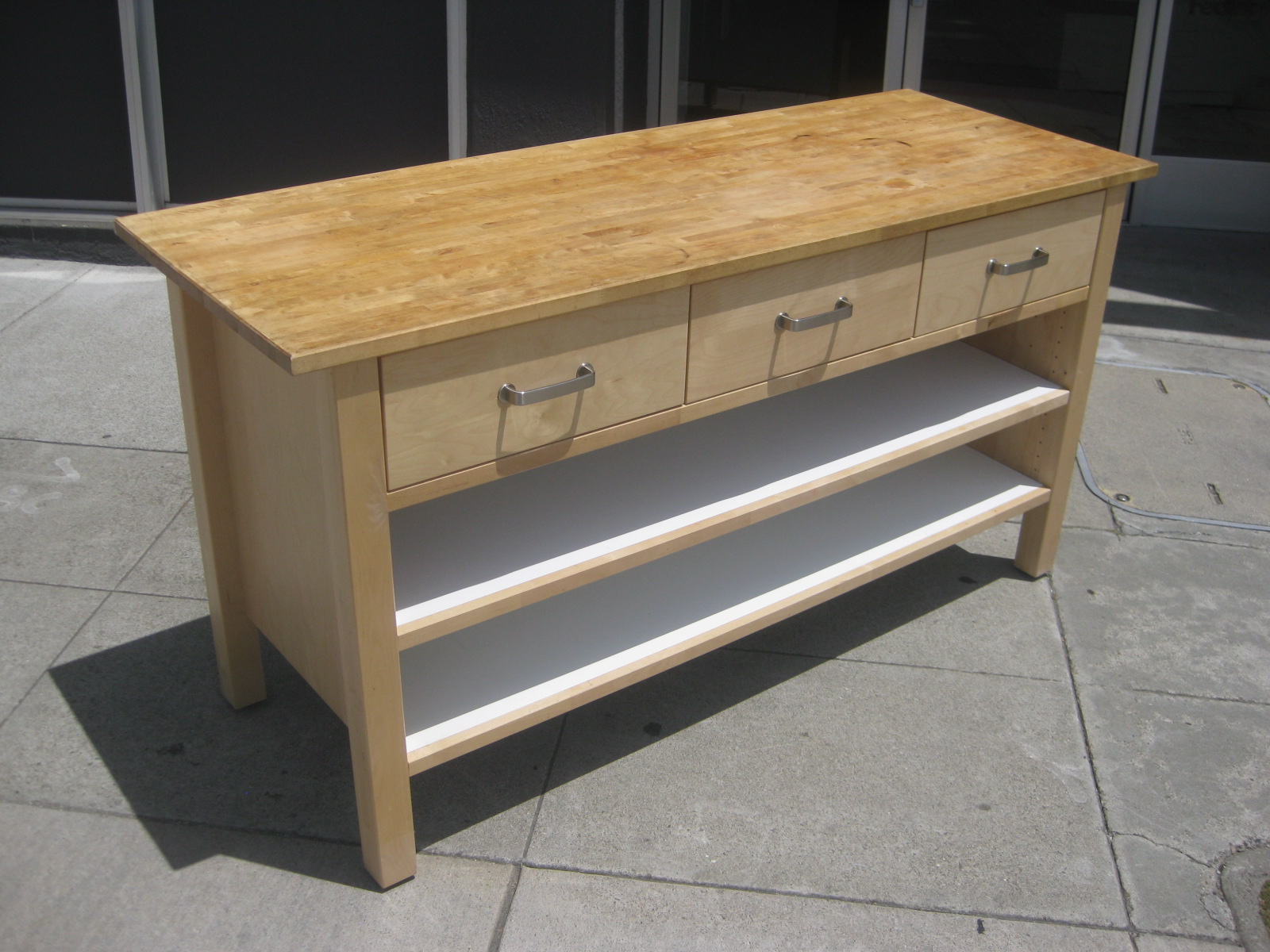UHURU FURNITURE & COLLECTIBLES: SOLD - Ikea Butcher Block Counter - $195