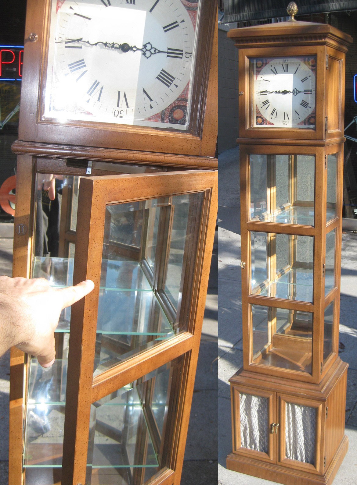 UHURU FURNITURE & COLLECTIBLES SOLD Grandfather Clock 75