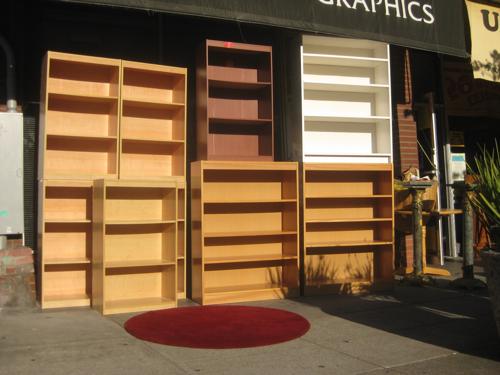 UHURU FURNITURE & COLLECTIBLES SOLD Bookshelf Extravaganza