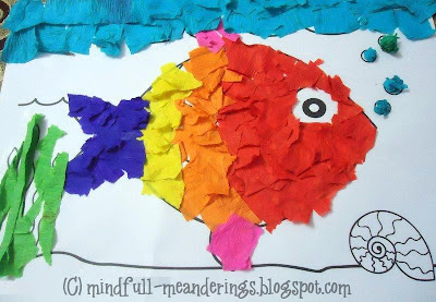 20+ Simple paper collage ideas for kids - A collection of craft ideas that kids can make at home. Frugal, Open-ended & a lot of fun