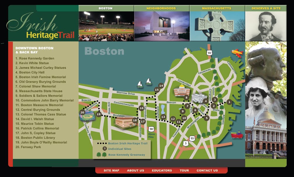Heritage перевод на русский. Boston Irish. Бостон ирландцы. Map of things to do in Boston. Heritage Rail Trail - York City.