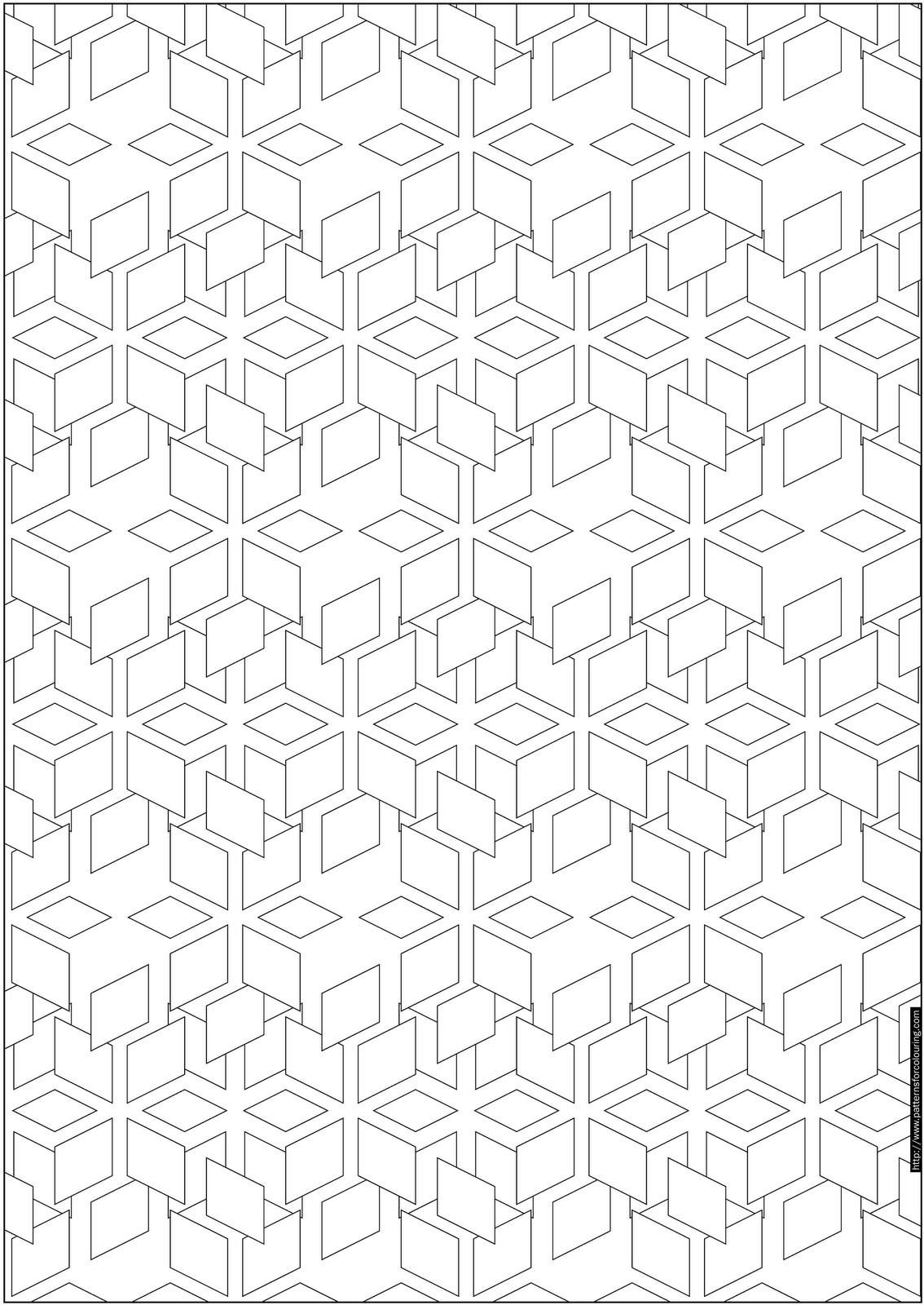 grey grid paper.: patterns for colouring.