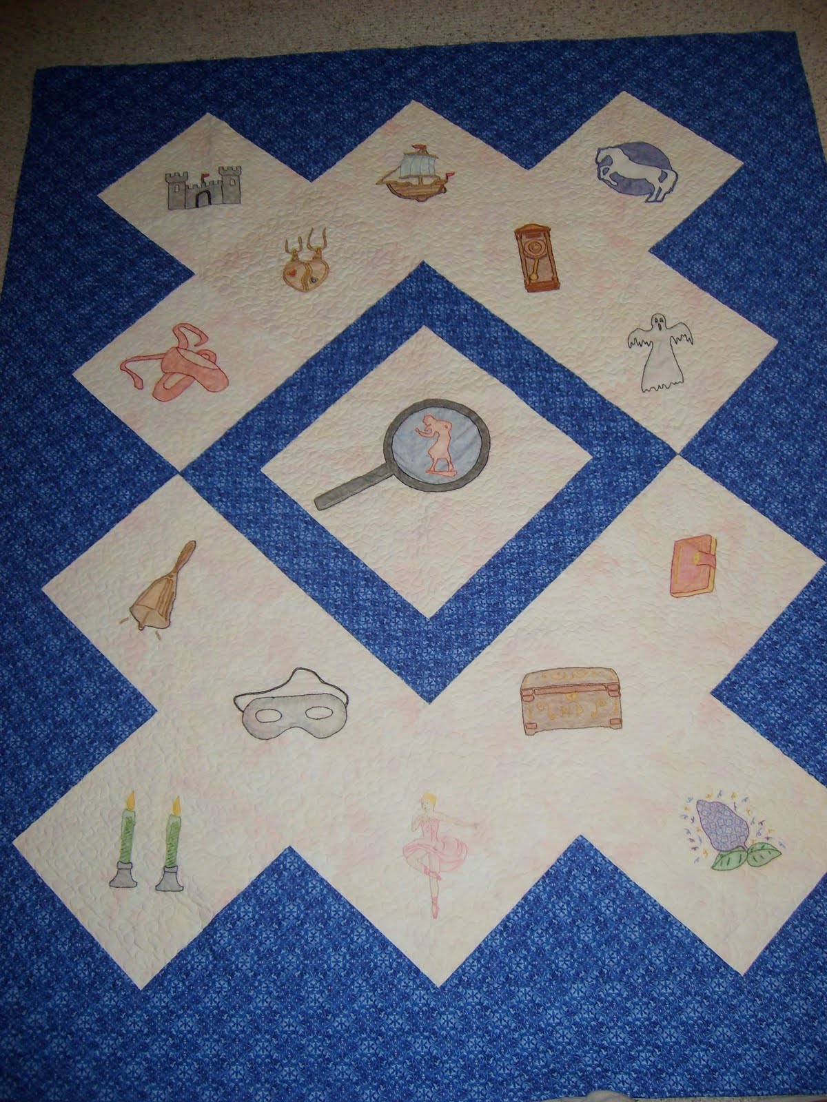 Step In The Trenches Nancy Drew Quilt