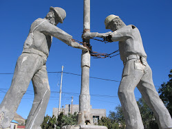 Monumento al trabajador petrolero.Comodoro Rivadavia