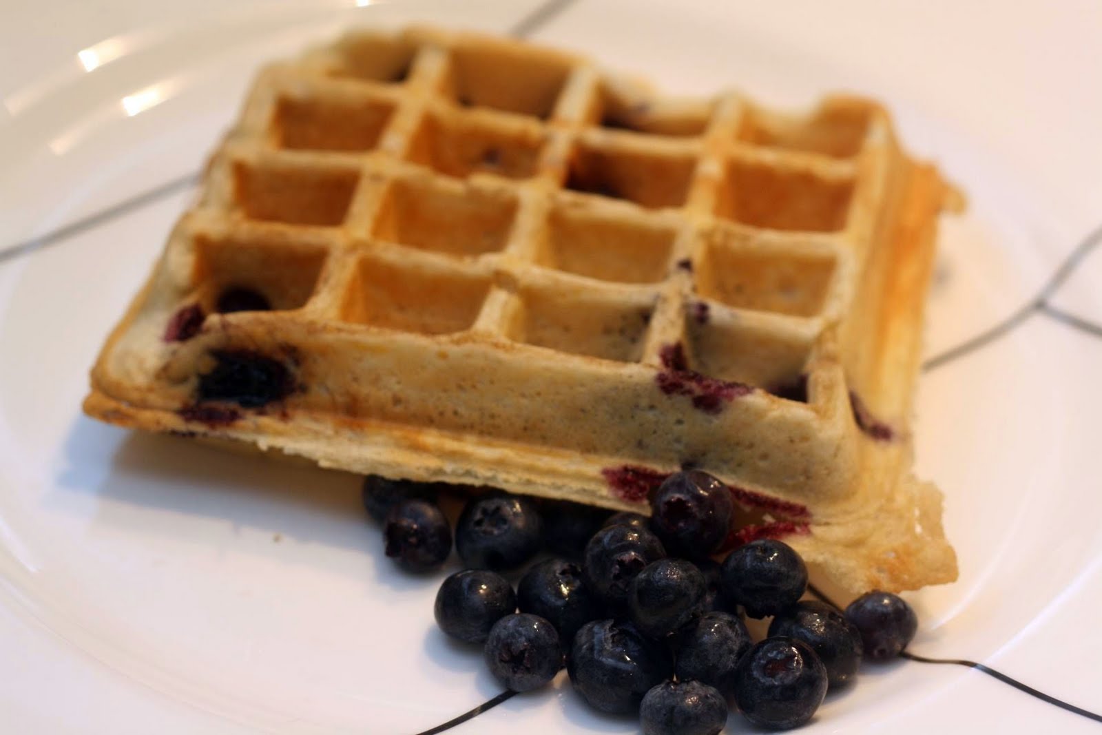 So Tasty So Yummy Blueberry Waffles