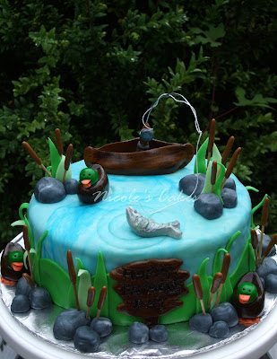 Confections, Cakes & Creations!: 'Gone Fishing' Father's Day Cake