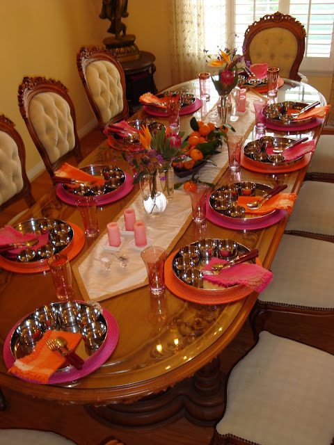 Entertaining From an Ethnic Indian Kitchen: Thali Tablescape