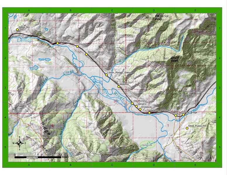 Hit Escape Map of The Lamar Valley - 266766810 YyUhf L