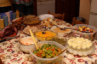 Chow time! Thanksgiving spread