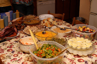 Thanksgiving spread