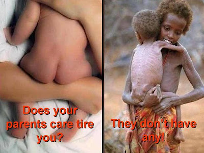 malnourished poor childern