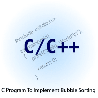 C Program Bubble Sorting