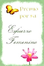 PREMIO "ESFUERZO FEMENINO"