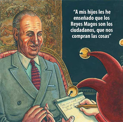 El Rey Juan Carlos I entrevistado por la revista El Jueves