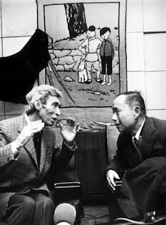 Hergé Reunites with Chang in March of 1981