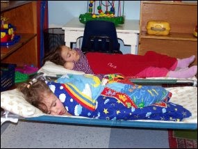 web napping - Kindergarten Nap Time